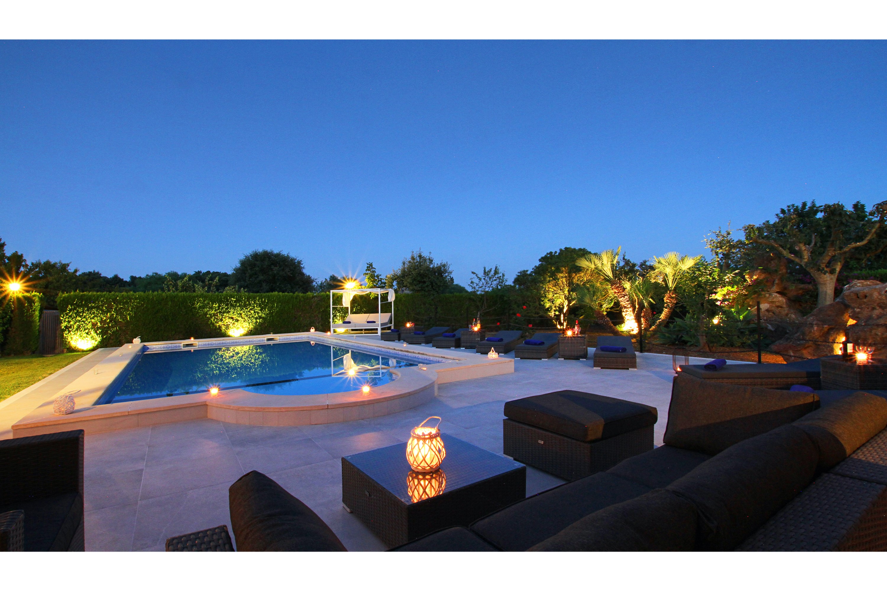 Pool lounging